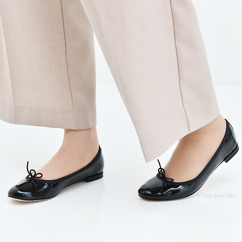 楽天市場】レペット パテントレザーレザー バレエシューズ バレリーナ