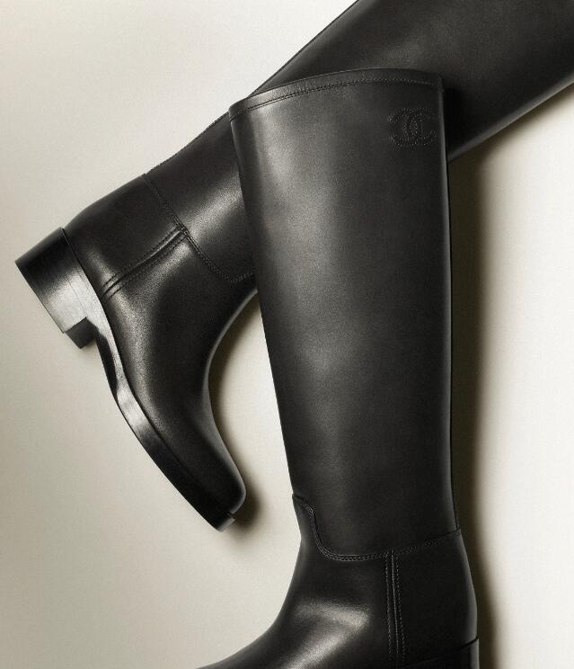 楽天市場】CHANEL High Boots ロング ブーツ ココマーク キルティング