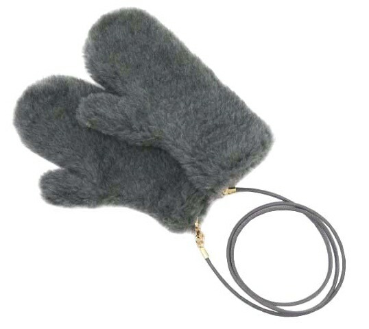 楽天市場】MaxMara テディベア ミトン ダークグレー 2020年秋冬