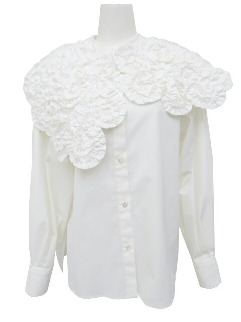 楽天市場】yori Shirocon ホイップカラーブラウス