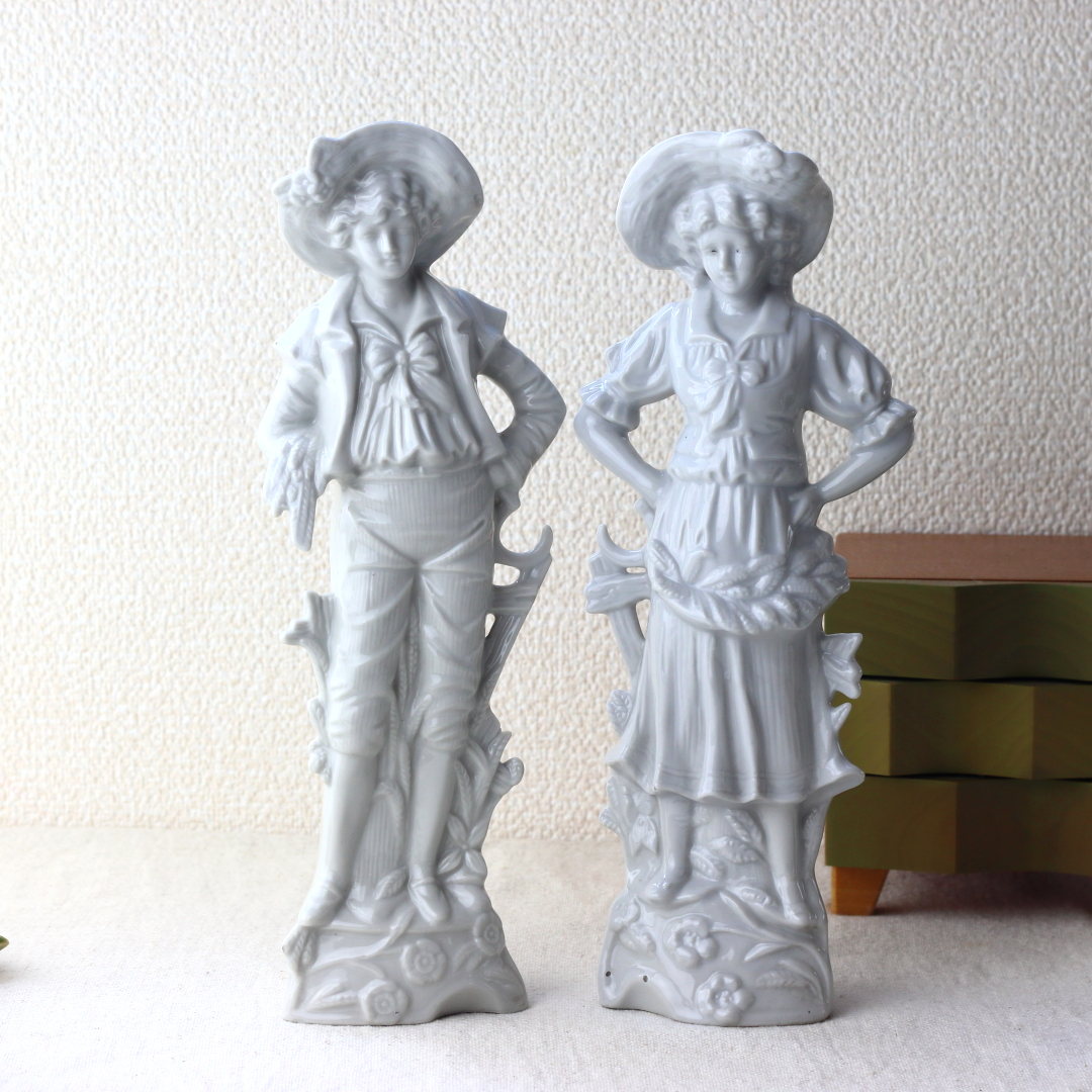 楽天市場】絵付け前の欧風陶器製人形 日本製 美濃焼 白い陶器製人形