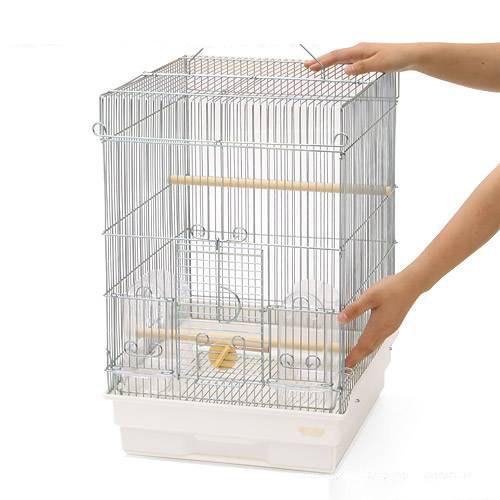 楽天市場】鳥かご HOEI 35手のりステンレス ホワイト （37
