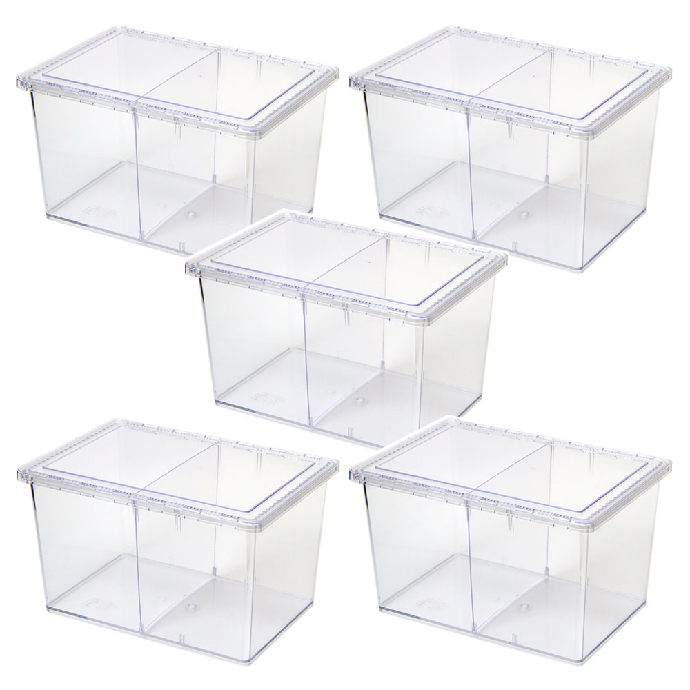 クリアスライダー ラージ 20個セット（中古・仕切り付き） クリア