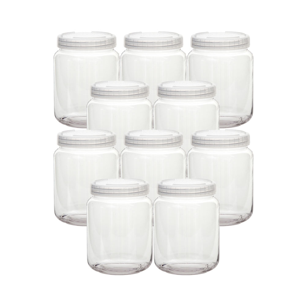 楽天市場】飼育容器 クリアボトル 800cc 通気口付（フタの色