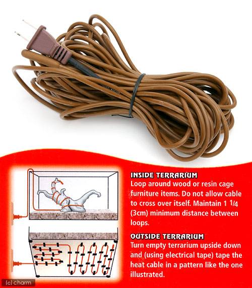 楽天市場】ZOOMED レプティヒートケーブル 100W 12m