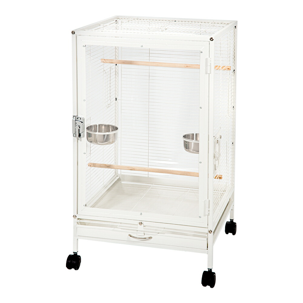 楽天市場】中型インコ用ケージ 幅46x奥行き46x高さ77cm 前面