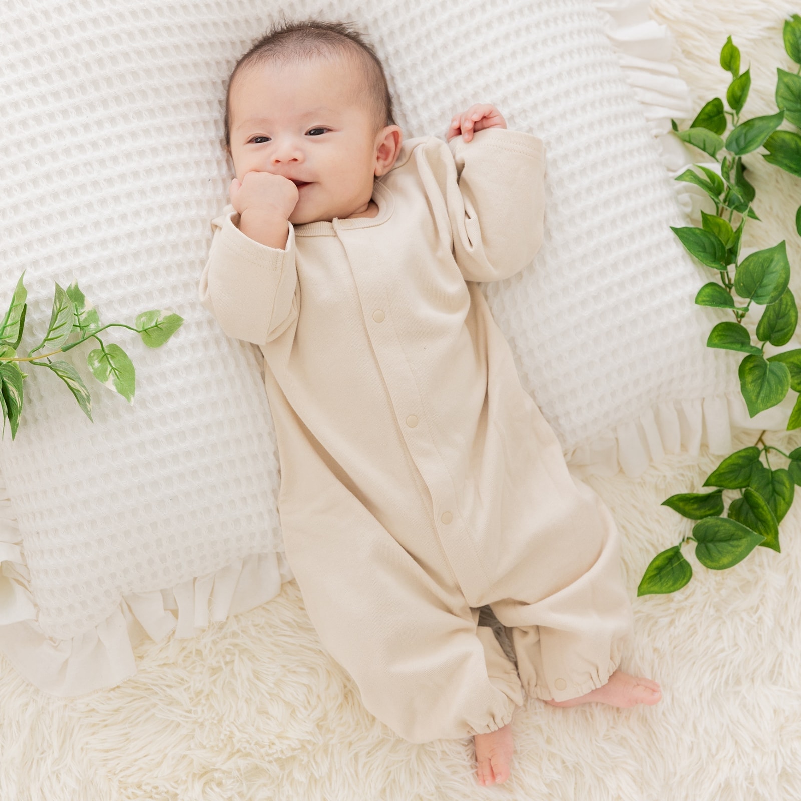 楽天市場】ゆうパケ送料無料 ツーウェイオール 綿100％ ロンパース