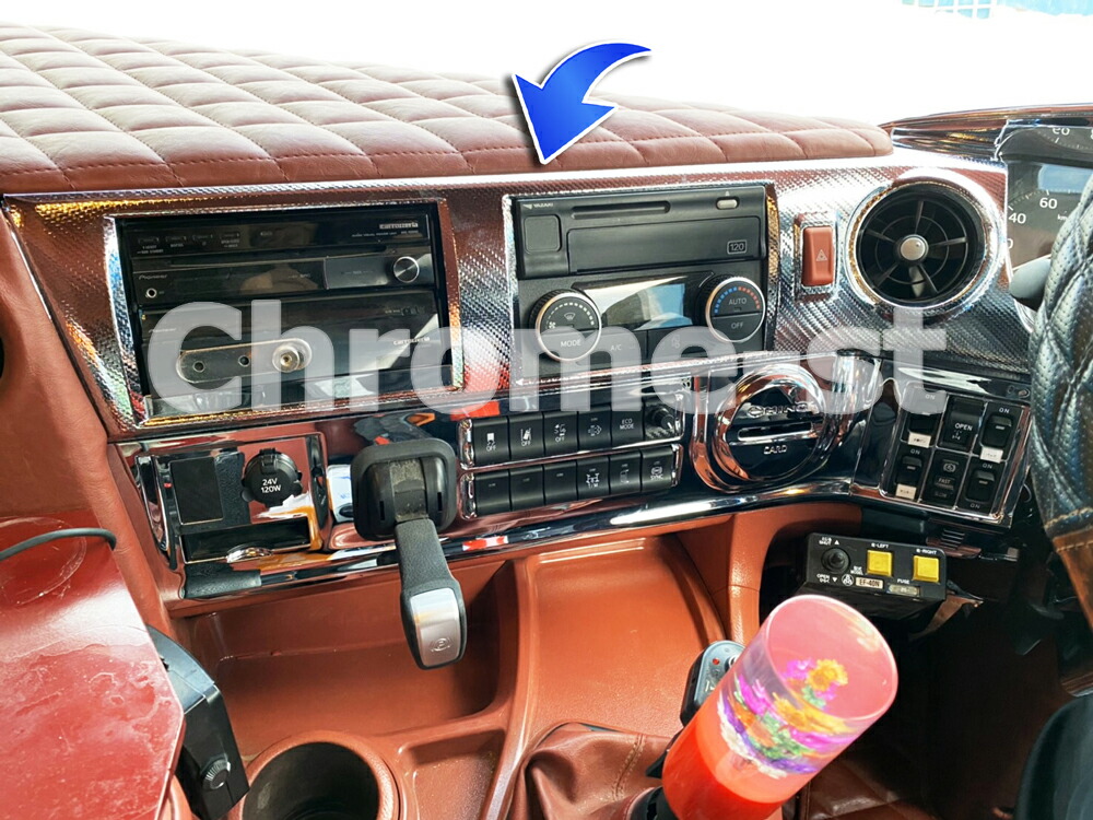 楽天市場】HINO 17プロフィア コンソール上☆高級クロームメッキ仕様