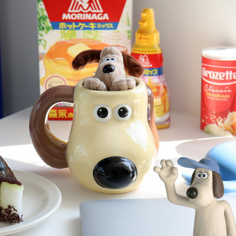 楽天市場】ウォレスとグルミット マグカップ インテリア小物 500ml mz