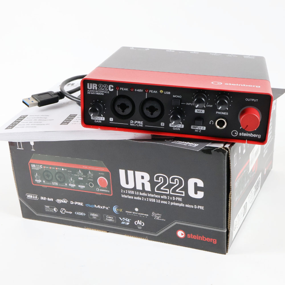 楽天市場】steinberg ur24c usbオーディオインターフェースの通販