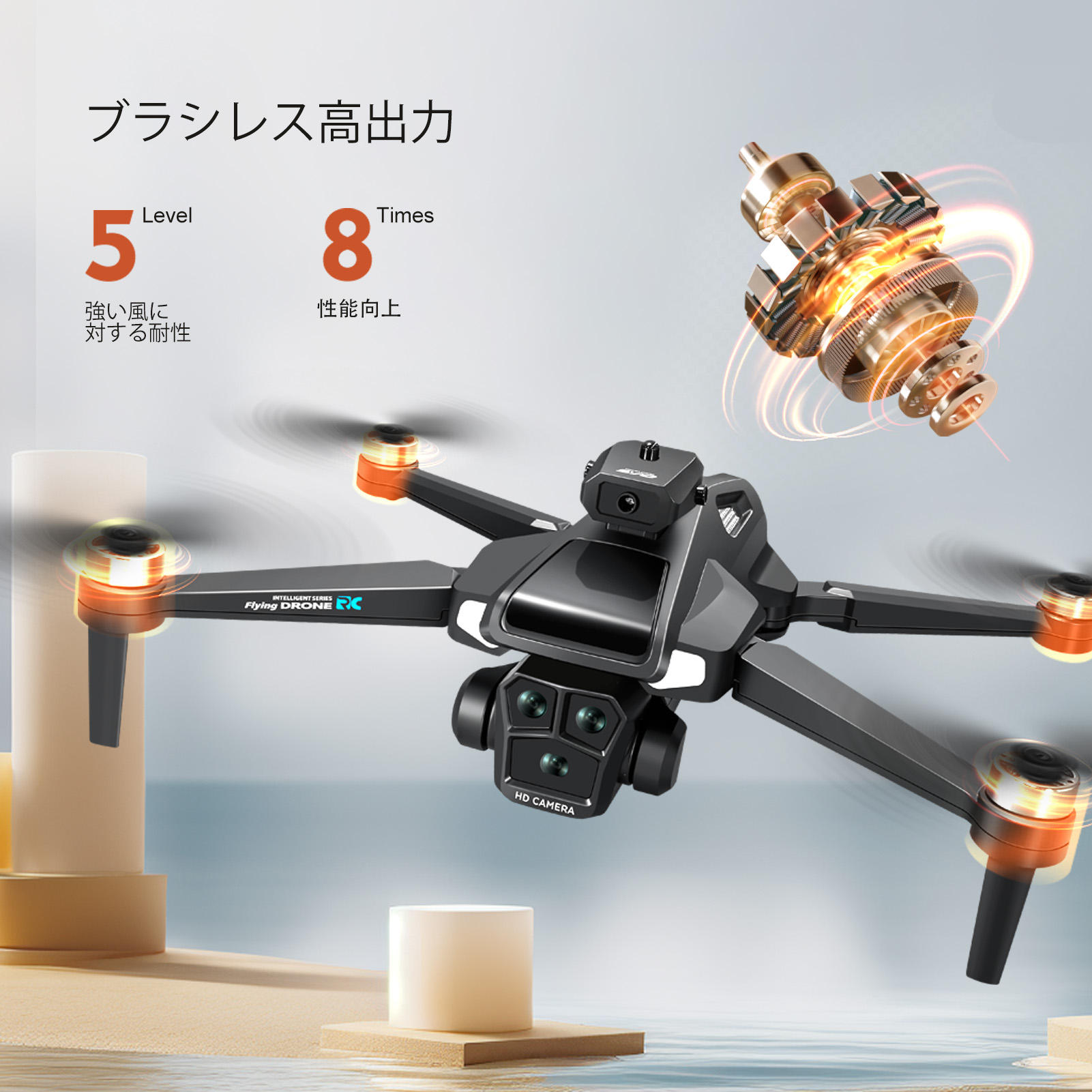 楽天市場】画面付きリモートコントローラーデュアルカメラ搭載