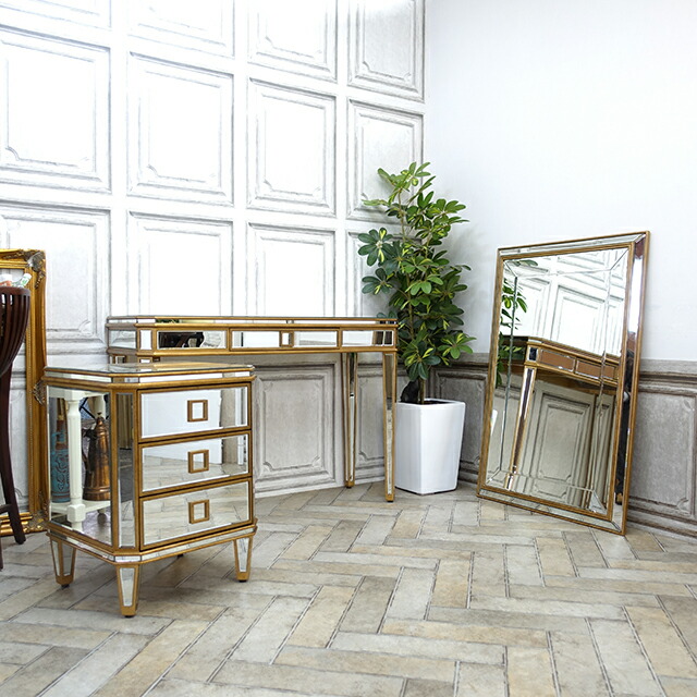 楽天市場】モダン コンソールテーブル おしゃれ ミラー家具 美容室