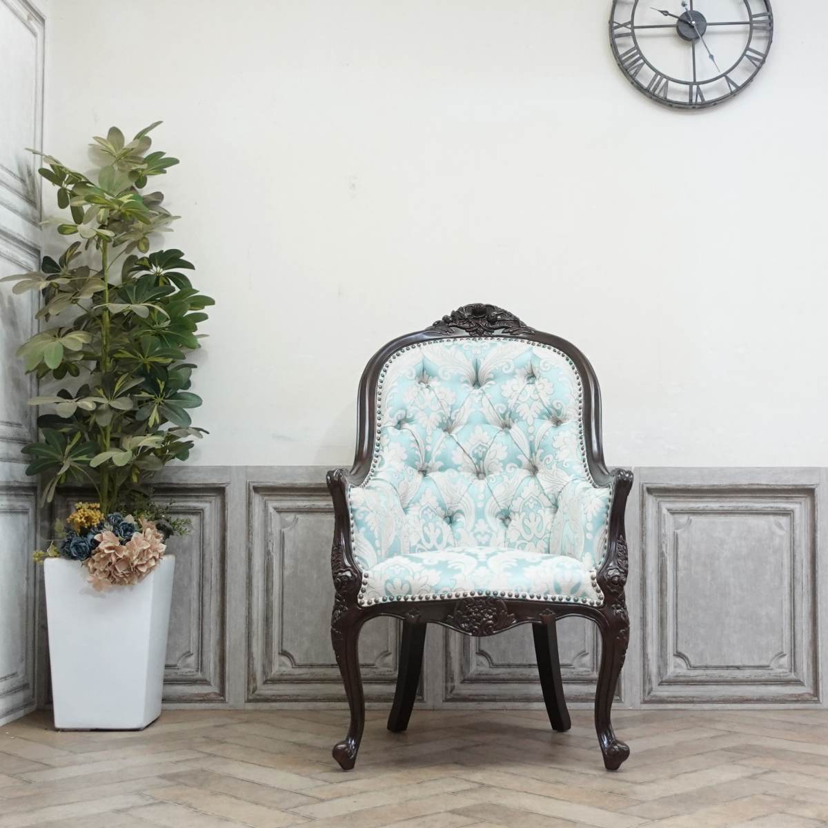 楽天市場】輸入家具 ロココ調家具 アームチェア ロココ ソフィア 姫系