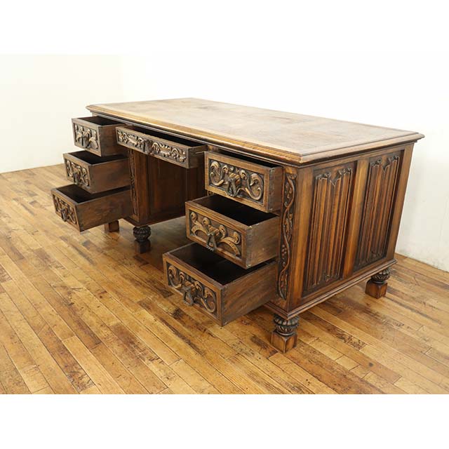 楽天市場】輸入家具 アンティーク デスク アンティーク家具 サイド