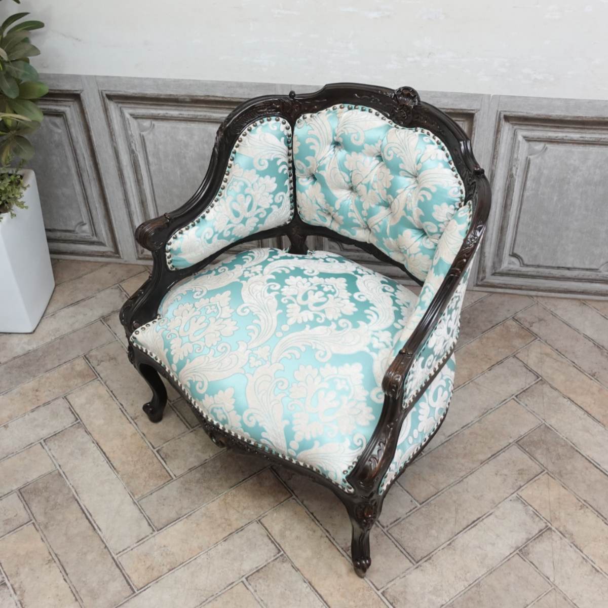 楽天市場】輸入家具 アンティーク ソファ フレンチ ロココ コンパクト