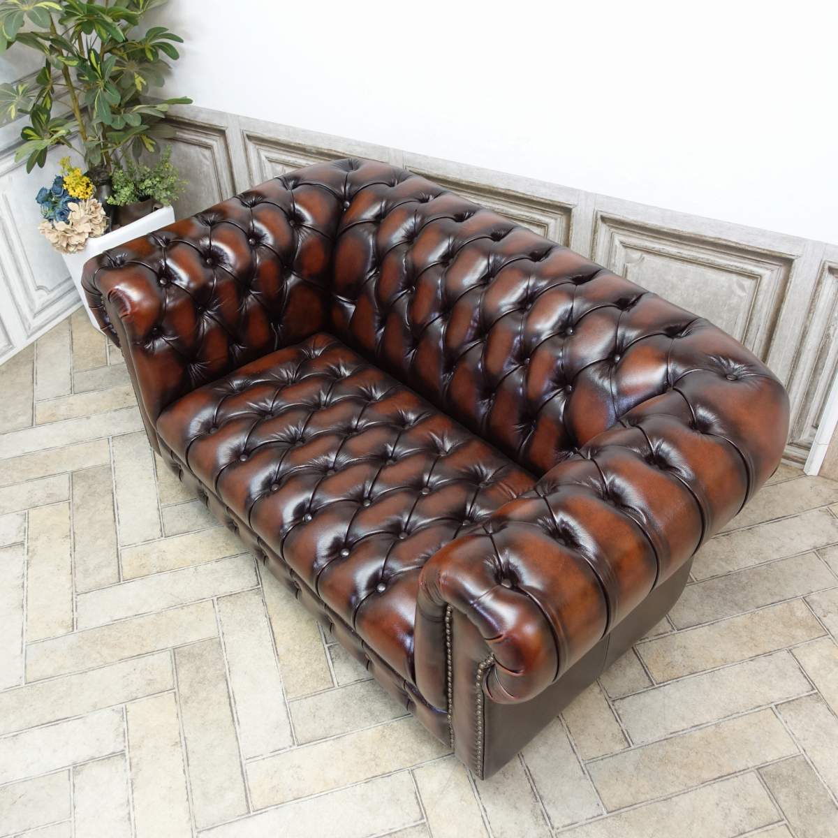 楽天市場】輸入家具 送料無料アンティーク そふぁ ソファー クラブマン