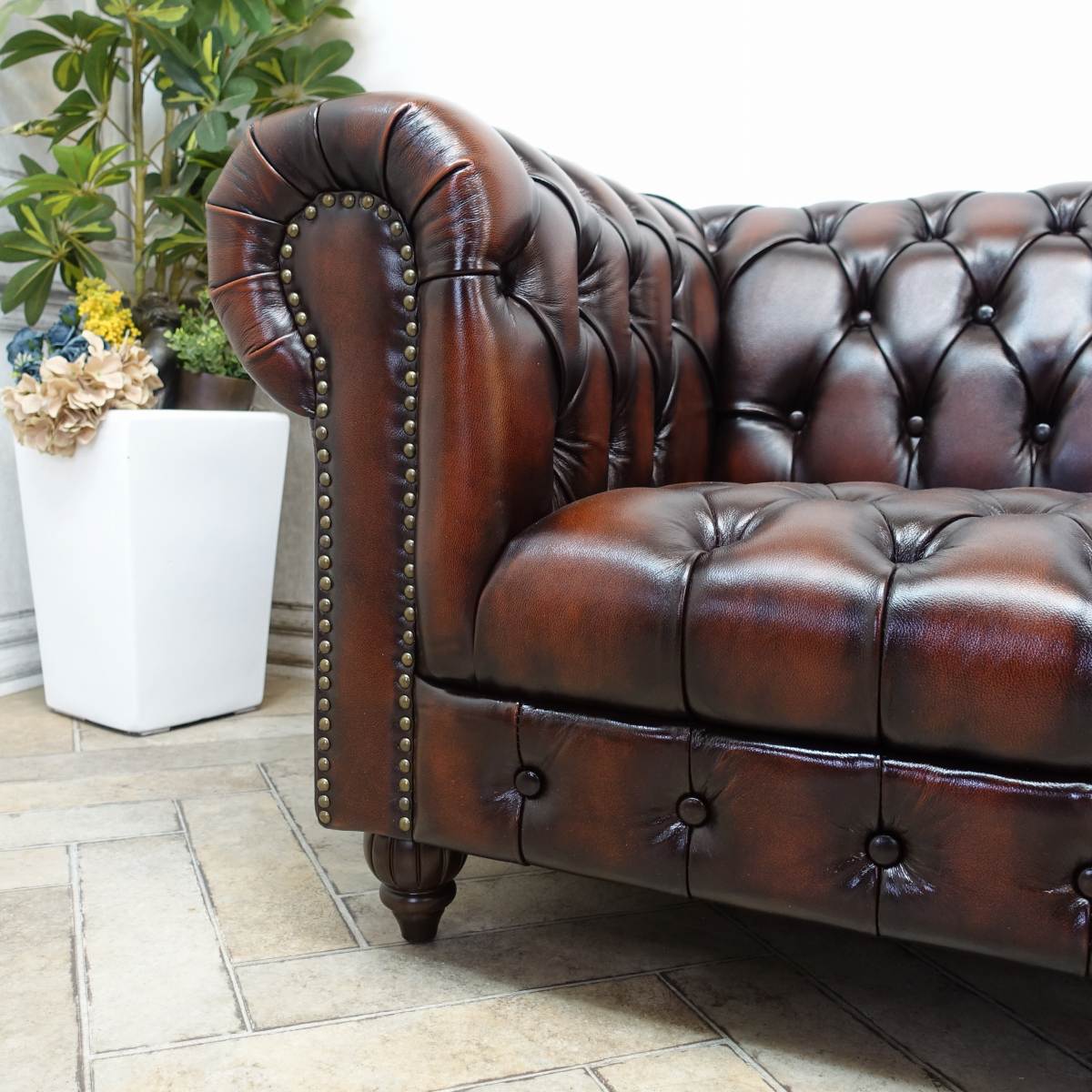 楽天市場】輸入家具 送料無料アンティーク そふぁ ソファー クラブマン