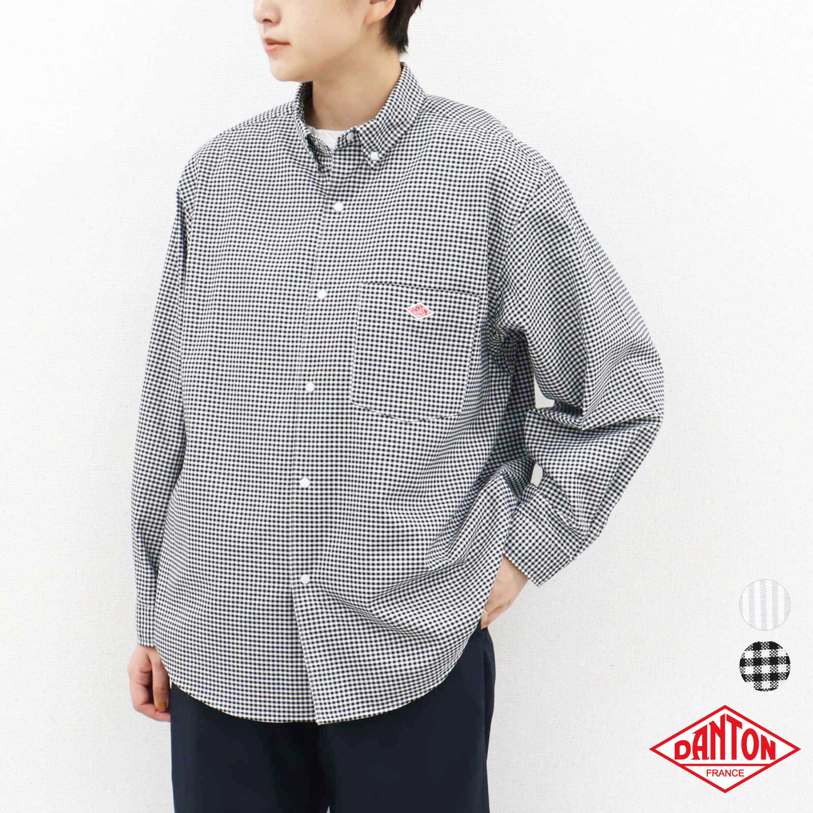 楽天市場】レディース 36-38♪ ダントン ボタンダウン 綿 ポリエステル
