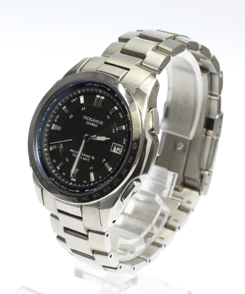 楽天市場】【CASIO】カシオ オシアナス OCW-T100 ソーラー電波 メンズ