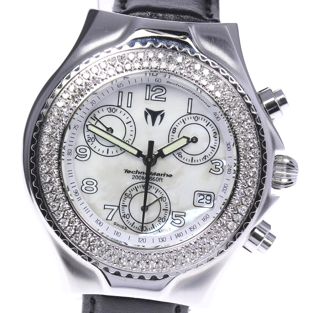 楽天市場】良品☆保証書付き【Techno Marine】テクノマリーン ダイヤ