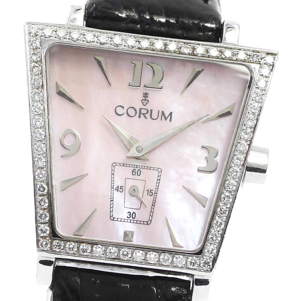 楽天市場】【CORUM】コルム トラピーズ ダイヤベゼル スモールセコンド