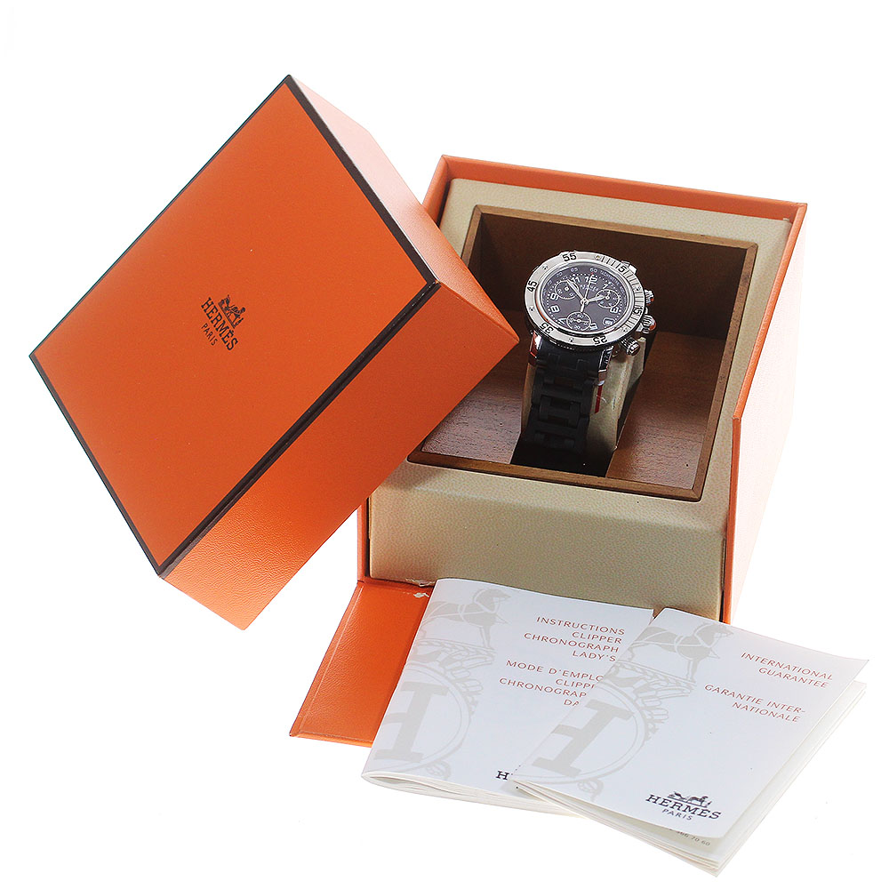 楽天市場】訳あり エルメス HERMES CL2.315 クリッパーダイバー クロノ