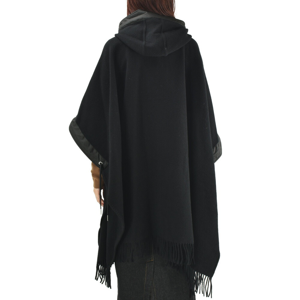 楽天市場】モンクレール ポンチョ レディース ケープ フリンジ フード