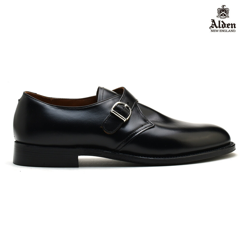 楽天市場】オールデン ALDEN MONK STRAP 955 モンクストラップ BLACK D