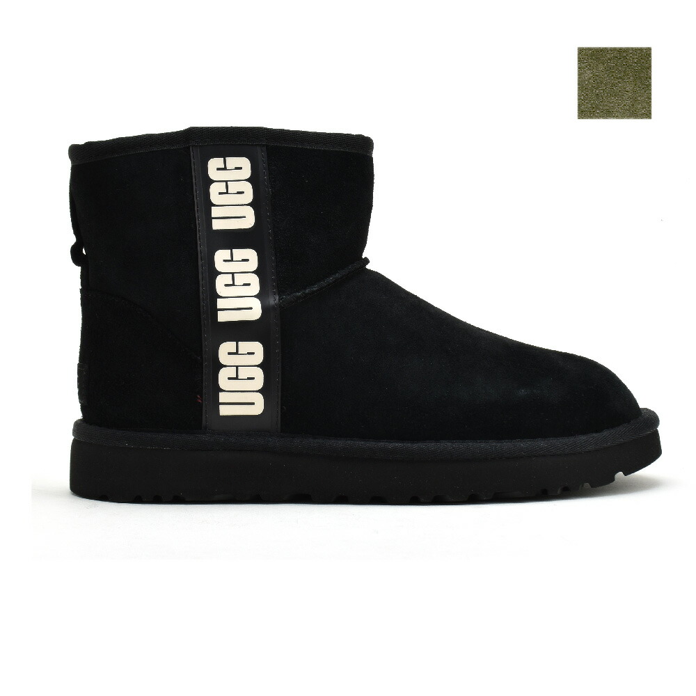 楽天市場】アグ クラシックミニサイドロゴ ブーツ レディース ムートン