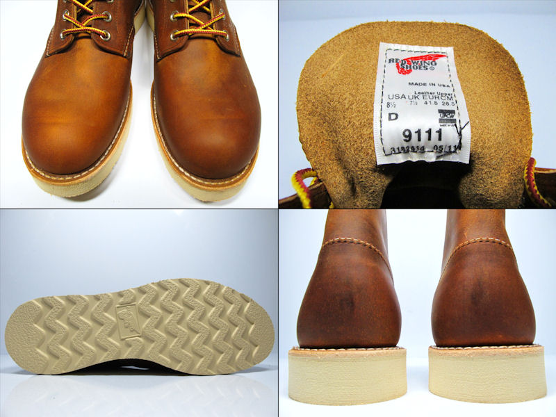 楽天市場】レッドウィング REDWING 9111 6-INCH BOOT CLASSIC ROUND