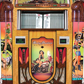 楽天市場】ジュークボックス ハーレーダビッドソン CD100枚収納