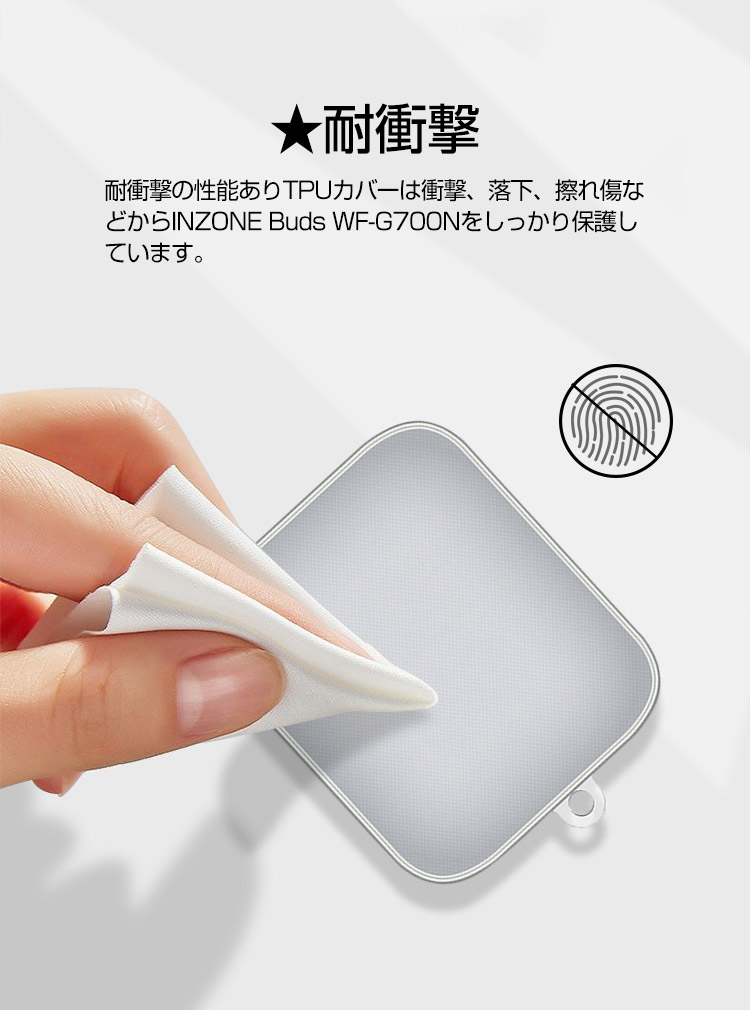 楽天市場】SONY ソニー INZONE Buds WF-G700N ケース クリア TPU素材