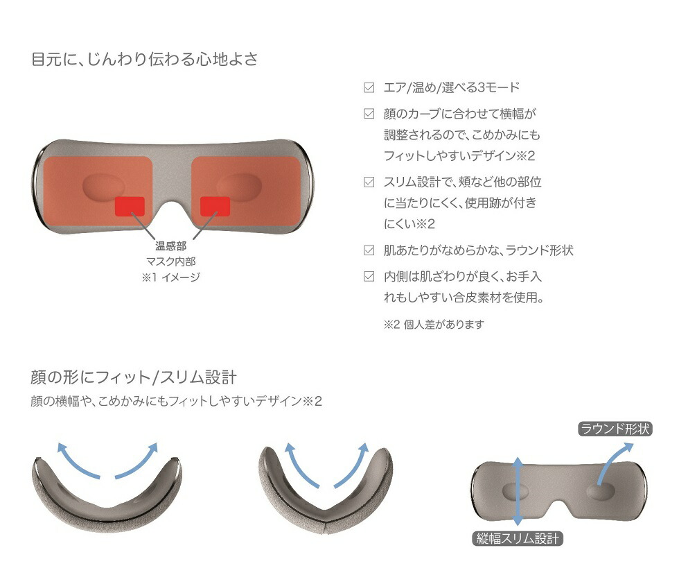 楽天市場】【在庫限り】breo ブレオ アイマスク iSee M グレー