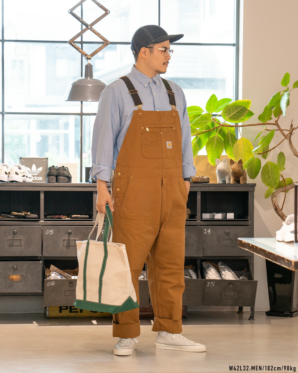 楽天市場】米国直輸入 カーハート ダック ビブ オーバーオール 102776