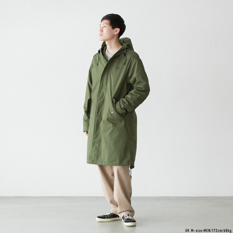 楽天市場】フレッドペリー モッズコート M-51 FRED PERRY ミリタリー
