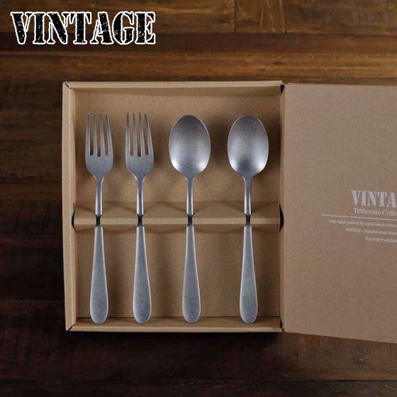 楽天市場】ヴィンテージ ダブリン カトラリー 4本セット (ディナー