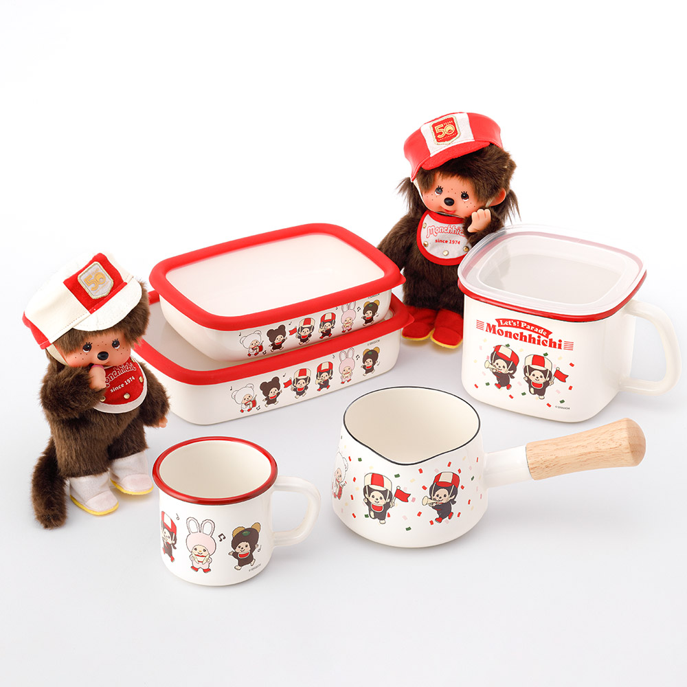 楽天市場】富士ホーロー モンチッチ 8cmマグ レッツ!パレード