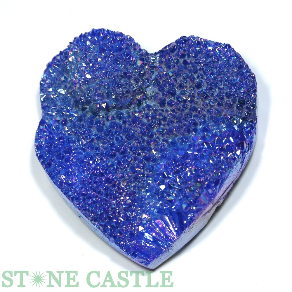 楽天市場】☆一点物☆【原石】ハート型 オーロラクラスター (コバルト