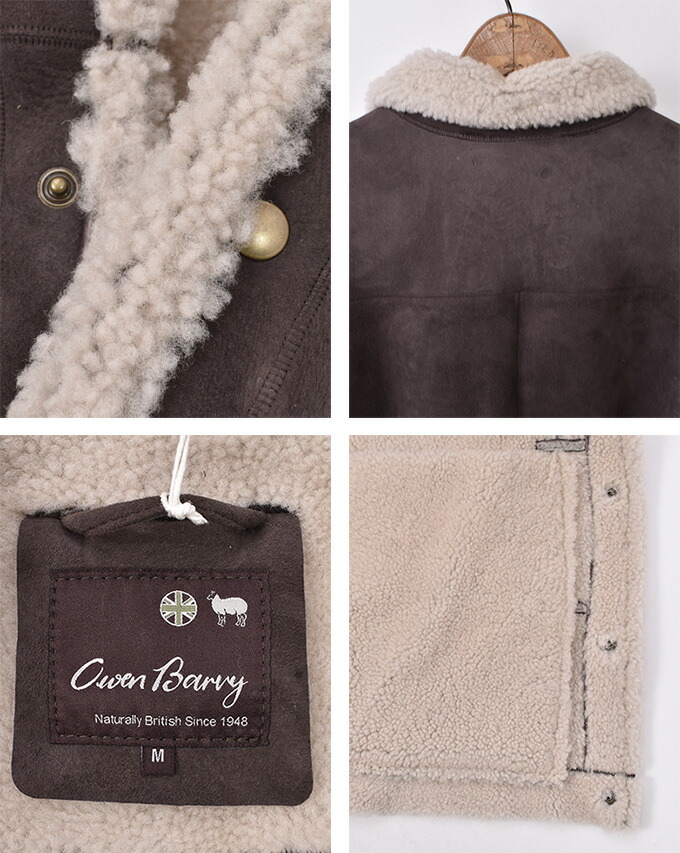 楽天市場】Owen Barry / THEO MERINO SHEEPSKIN MOUTON JACKET / KIMBO