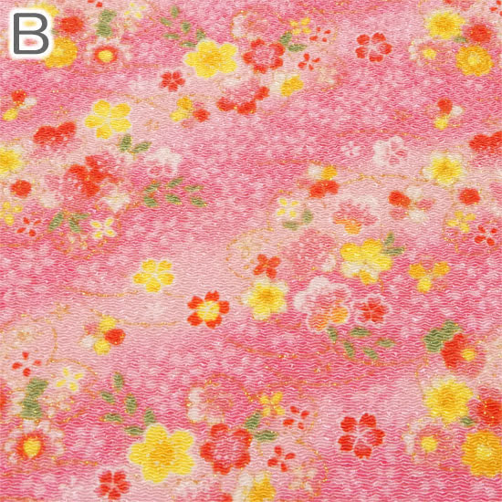 楽天市場】ちりめん生地 カットちりめん 35cm×33cm 縮緬生地 京