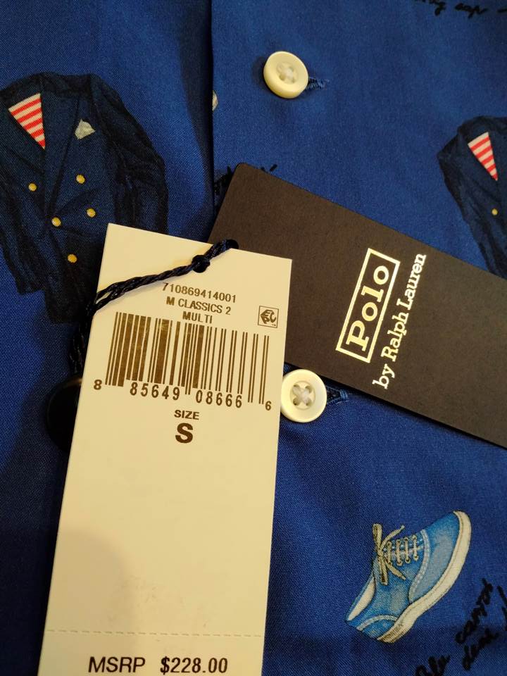 楽天市場】ポロ ラルフローレン シャツ アロハシャツ 絵柄 ブルー