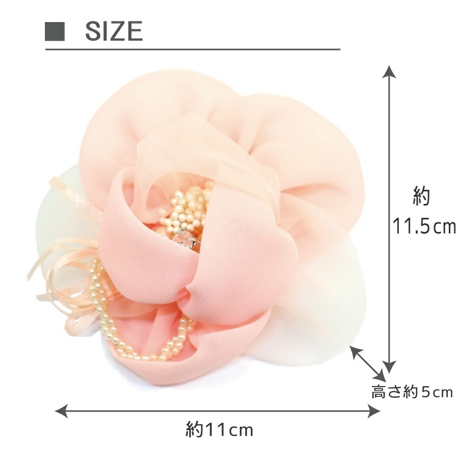 楽天市場】☆1位受賞☆ 一輪花パール コサージュ ブローチ 2WAY ピン
