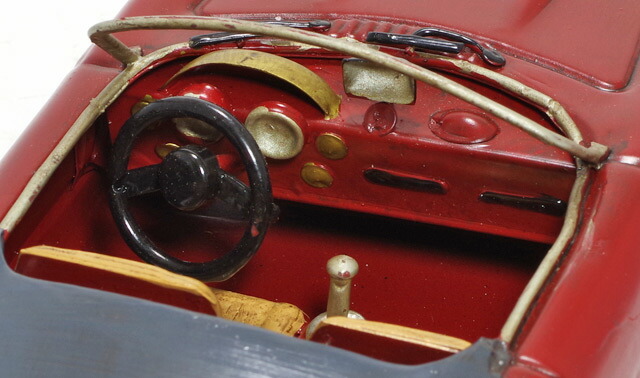 楽天市場】ブリキ おもちゃ MBZ-SL RED（ベンツSL）L25cm ブリキの