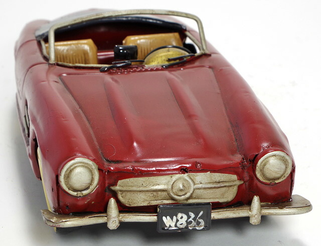 楽天市場】ブリキ おもちゃ MBZ-SL RED（ベンツSL）L25cm ブリキの