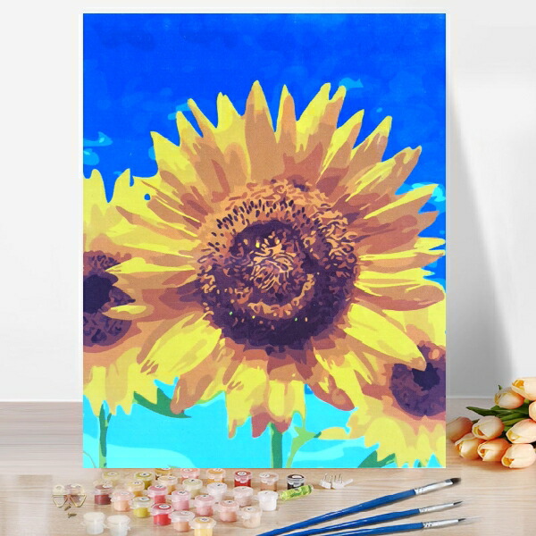 楽天市場】母の日 父の日 大人の塗り絵 絵画 油絵塗り絵 数字塗り絵