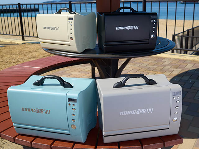 楽天市場】WAVE BOX W WHITE ポータブル 電子レンジ クリーム ホワイト