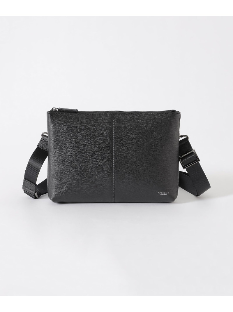 楽天市場】【SALE／33%OFF】エンボスシュリンクレザーサコッシュ BLACK