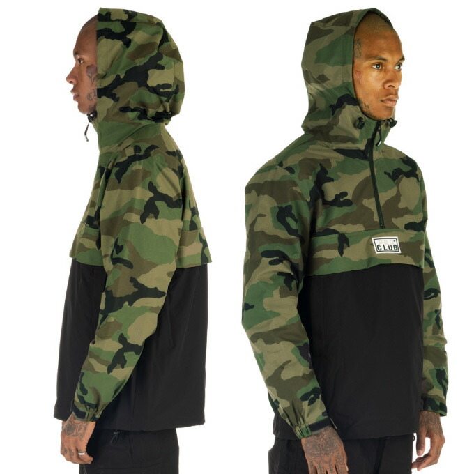 楽天市場】PRO CLUB プロクラブ 【ハーフジップ ナイロンジャケット