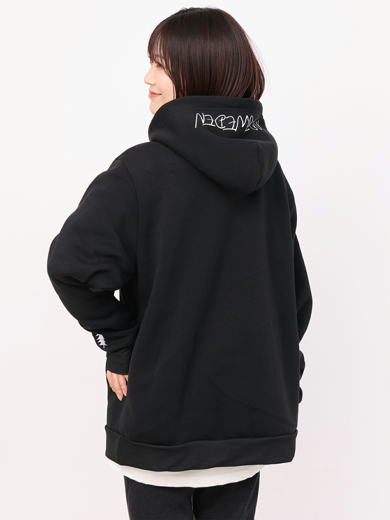 楽天市場】【moz】チェックエルクプリント 裏起毛プルパーカー〔別注