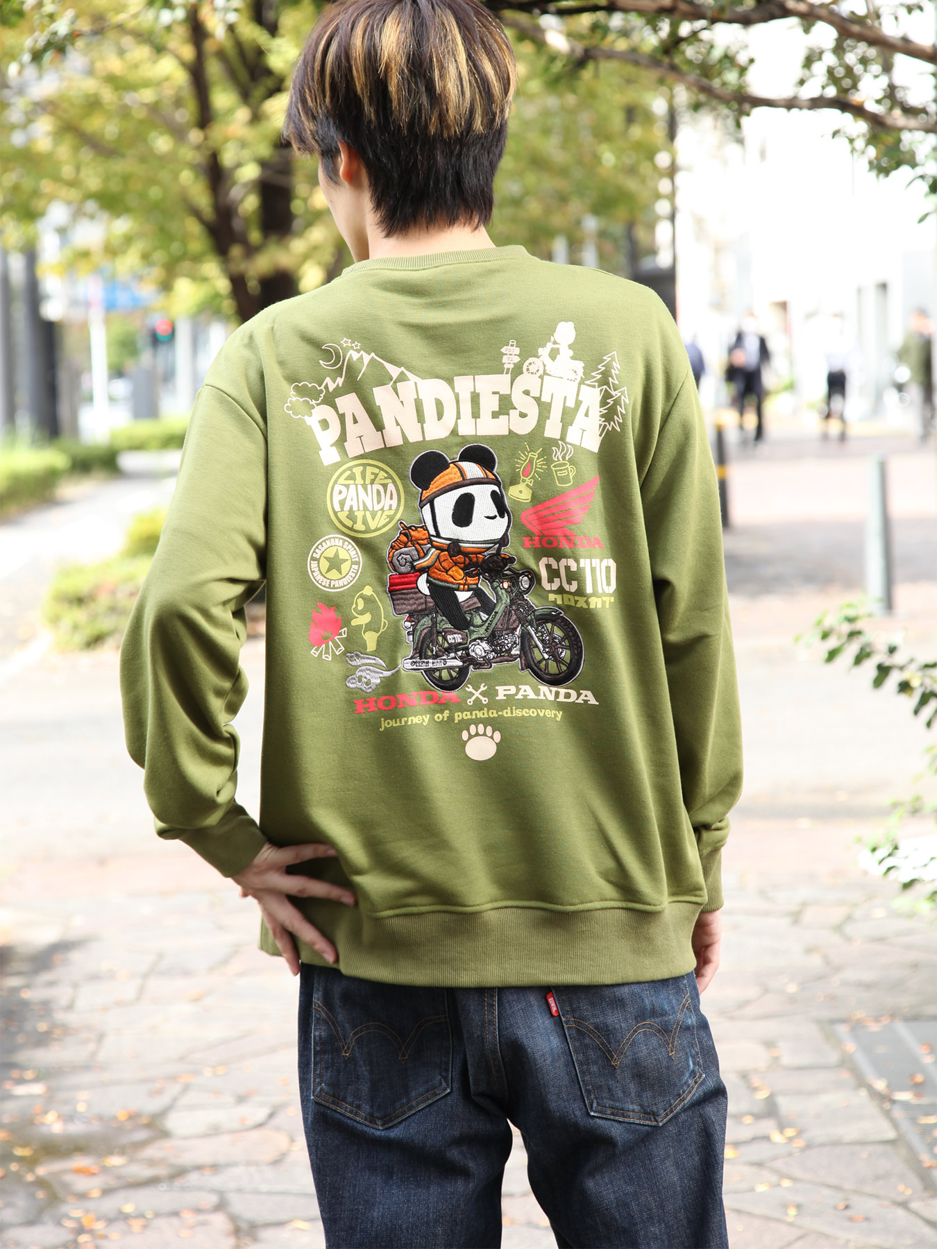 楽天市場】【HONDA×PANDIESTA JAPAN】CROSS CUB 110 刺繍入り
